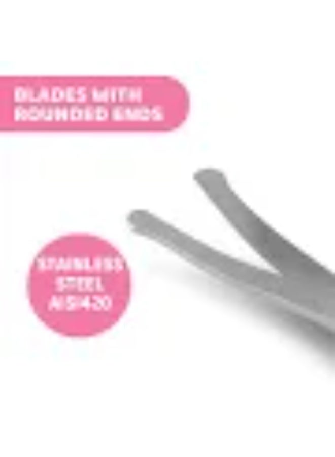 Chicco Baby Nail Scissors 0m+ Pink - Image 2