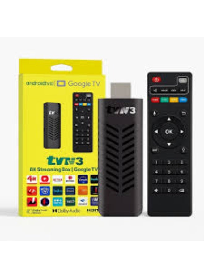 Dreamzon TVR3 8K Ultra HD Android 14 Streaming Media Player Box with Massive 8GB RAM + 128GB Storage – Smart Google TV Box with Built-In Chromecast, Dolby Audio, Voice Assistant Remote, and Seamless App Support (Netflix, YouTube, Disney+, More) – Ultimate Home Theater Solution for Gaming, Streaming, and Smart Control – HDMI, Bluetooth, and WiFi Enabled - Image 3