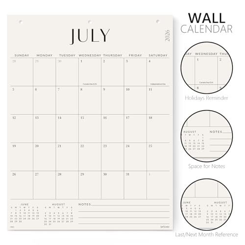Jotsome Large Wall Calendar 2026-2027, Monthly Wall Calendar From July 2026 to December 2027 17 x 22 inch in Home and Office for Easy Organizing - Image 4