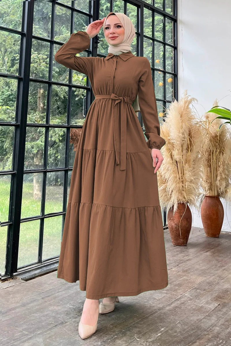 Tofisa 11492-BROWN Dress