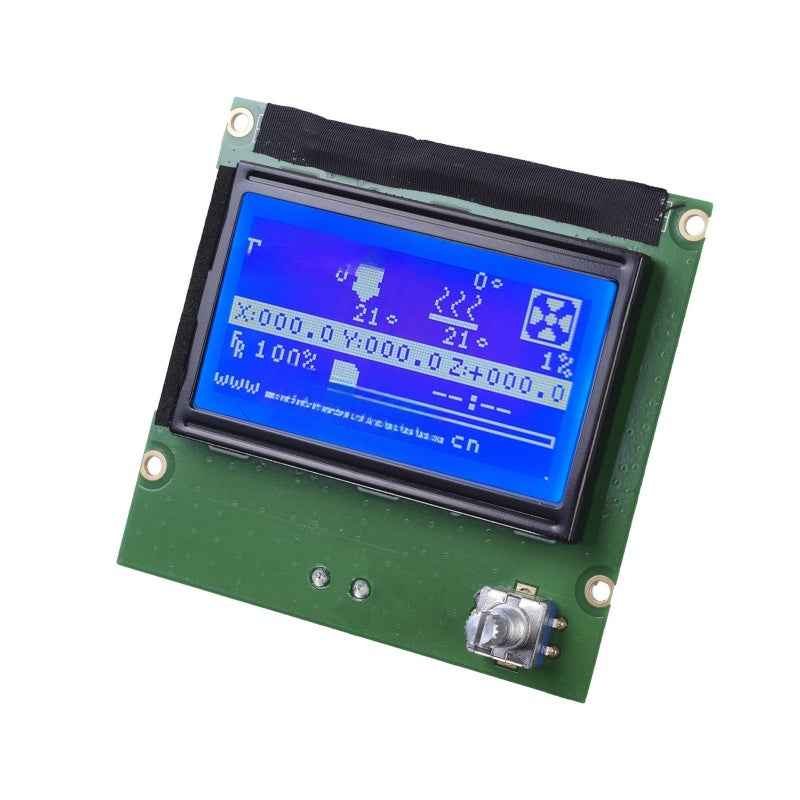 شاشة LCD 12864: مادة عالية الجودة ABS متعددة الألوان - شاشة طابعة ثلاثية الأبعاد متينة متوافقة لطابعات ثلاثية الأبعاد Ender3/3s/3x/pro التي يتم تصنيعها بنفسك - Image 5