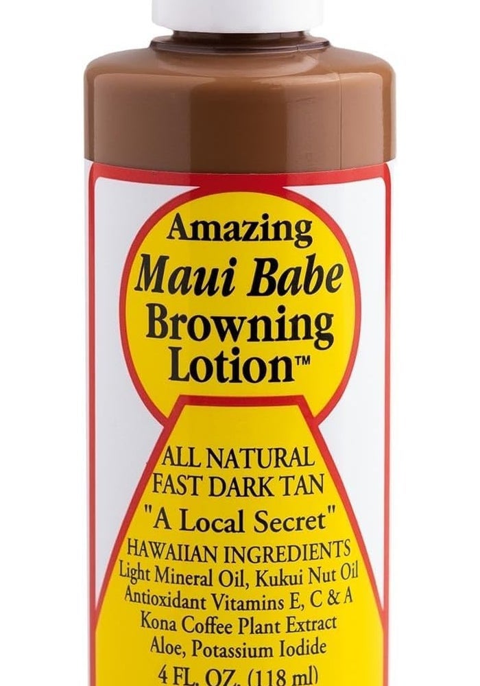 Maui Babe Browning Lotion - All Natural Fast Dark Tan 4 fl. oz