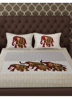 Urban Magic Urban MagicÂ® 104 TC Cotton Double Printed Bedsheet  - Image 3
