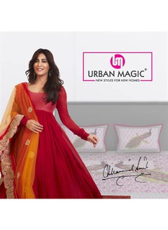 Urban Magic Urban MagicÂ® 104 TC Cotton Double Printed Bedsheet  - Image 2