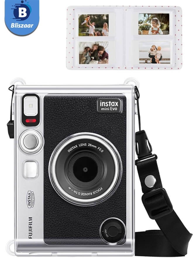 bliszaar Bliszaar Protective Clear Case And 64 Pockets Photo Album For Fujifilm Instax Mini Evo Ca 200 g ZFF245FFEA9CB3491712EZ