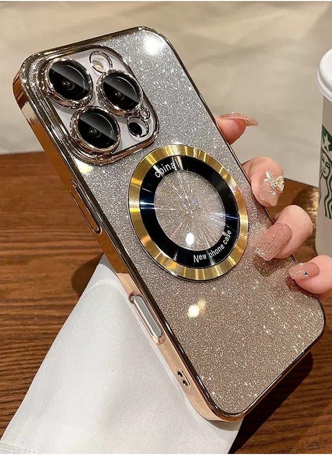 حافظة هاتف iPhone 16 Pro Max Magsafe [N52 Stronger Magnet] حافظة هاتف مغناطيسية رفيعة للغاية، مضادة للأصفر، مضادة للسقوط، ممتصة للصدمات، حافظة كريستالية صلبة مضادة للخدش
