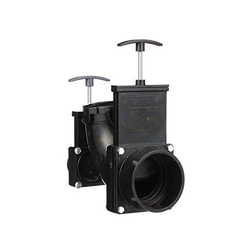 Valterra Ell Double Rotating Valve, Mess-Free Waste Valve for RV's, Campers, Trailers, 3" Hub x 1.5" Hub x 3" Bayonet Cap - Image 4