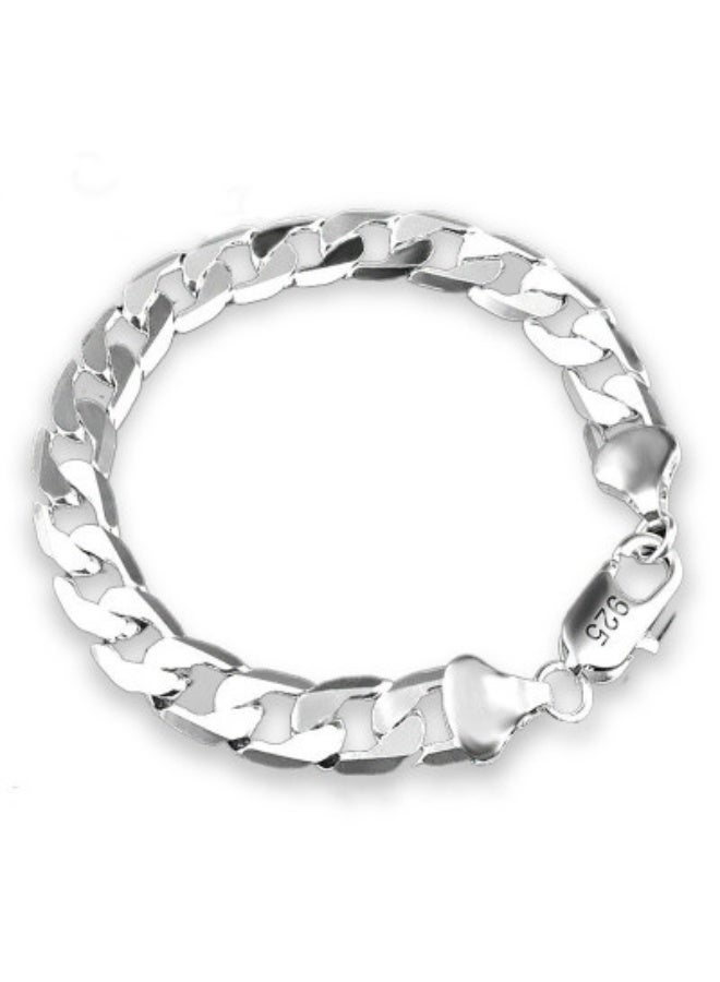 KUYING New Silver Plated Creative Bracelet 22CM - Image 1