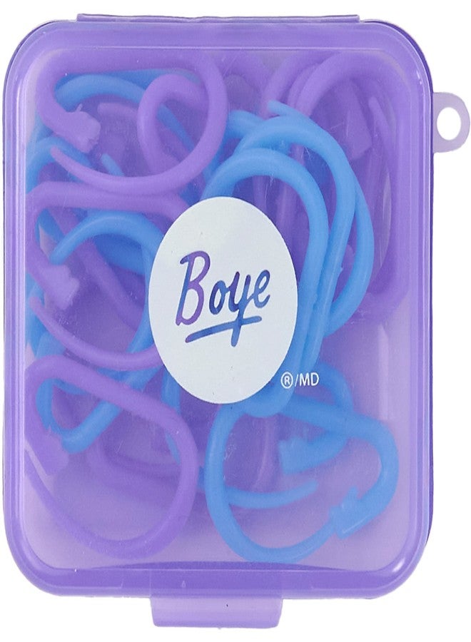 بوي علامات غرز بلاستيكية من Boye 42-40030 للحياكة والكروشيه، متعددة الألوان، 20 قطعة - Image 3