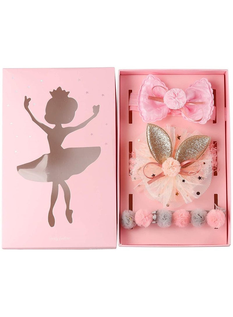 Loquat 3 Pack Baby Bow Headbands Cute Sweet Stretch for Newborn Toddlers Gift Set Souvenirs - Image 1