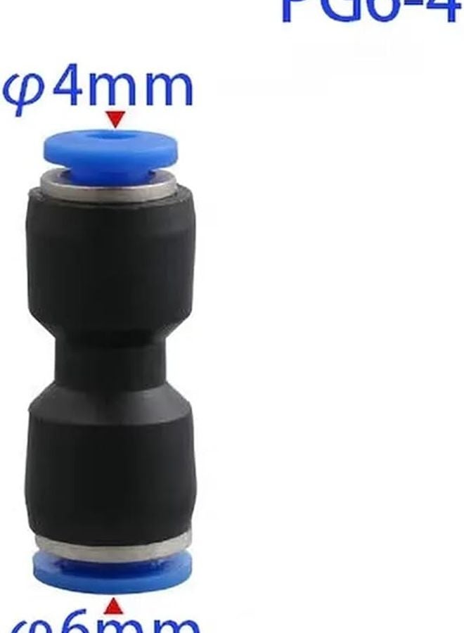 50 Pcs PG 6 4mm Plastic Air Hose Coupler Pneumatic Fittings Connector - Image 3