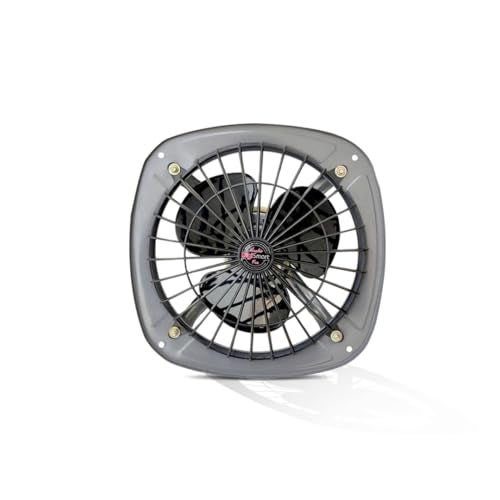 DIGISMART 9 Inch Powerful Exhaust Fan, Air Suction for Kitchen & Bathroom, Less Noise, Clean & Fresh Air, 22W Motors Ventilation Fan, 1 Year Warranty (Silver) - Image 1