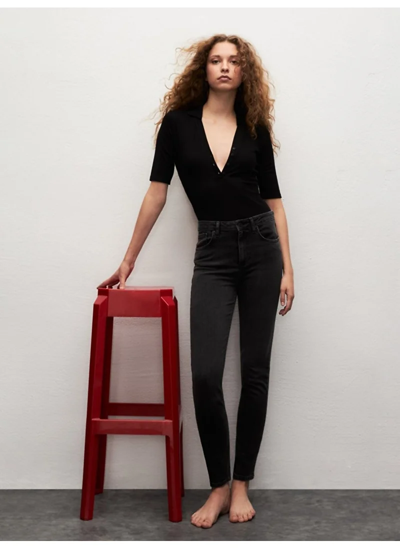 LTB Ronna x Mid Rise Slim Trousers