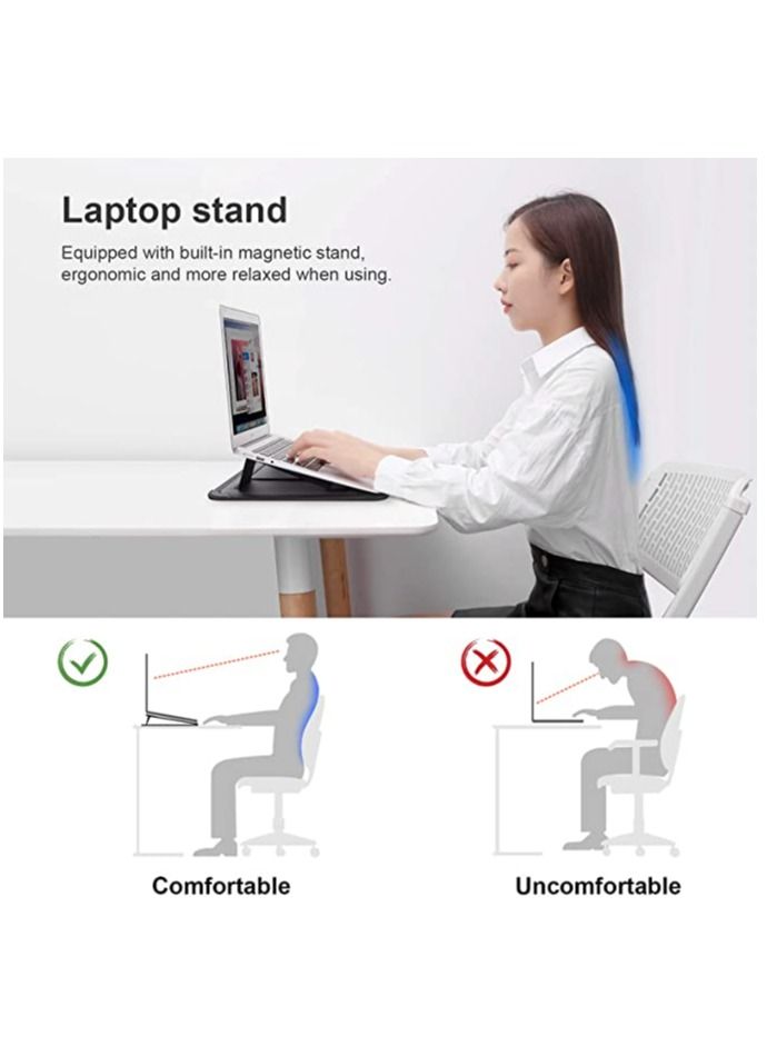 Nillkin 16.1 inch Laptop Sleeve Case Laptop Stand Adjustable, Computer Shock Resistant Bag with Mouse Pad for MacBook Pro 16"/15" 15.6" Dell Lenovo HP Asus Acer Samsung Chromebook Computer  - Image 4