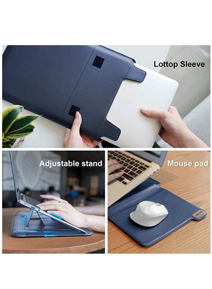Nillkin 16.1 inch Laptop Sleeve Case Laptop Stand Adjustable, Computer Shock Resistant Bag with Mouse Pad for MacBook Pro 16"/15" 15.6" Dell Lenovo HP Asus Acer Samsung Chromebook Computer  - Image 2