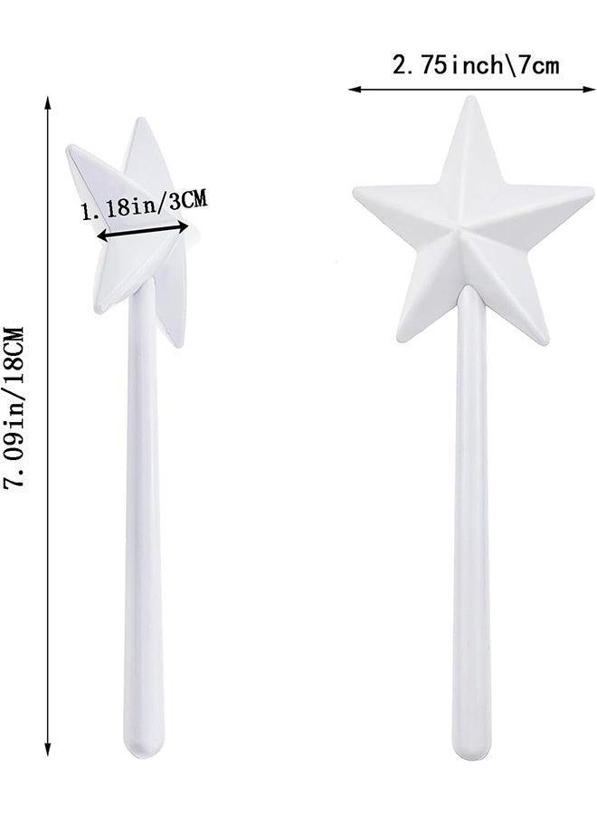 MXN 4 PCS Magic Salt Shaker, Pentagram Shape Salt Dispenser, Star Wand Salt and Pepper Shakers Refillable With Holes Kitchen Accessories - Image 2