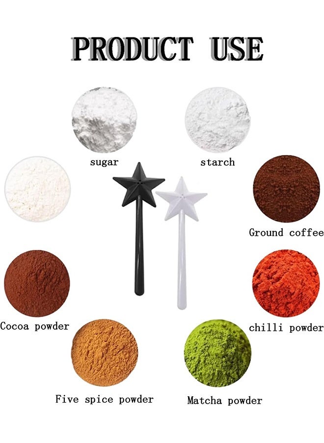 MXN 4 PCS Magic Salt Shaker, Pentagram Shape Salt Dispenser, Star Wand Salt and Pepper Shakers Refillable With Holes Kitchen Accessories - Image 4