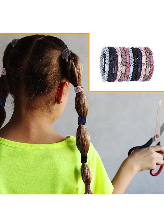 Beyond 24 Pcs Hair Elastics Hair Ties Kit Ponytail Holders Hair Bands for Girl Hair Accessories (Colorful) - Image 2