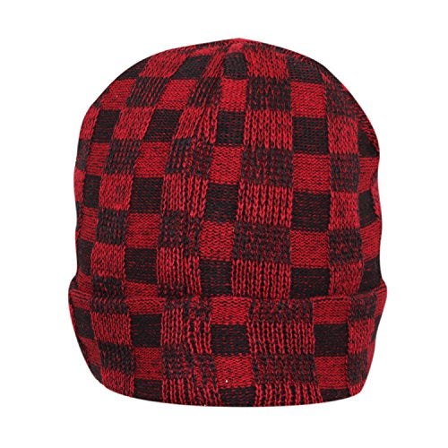 FabSeasons Acrylic Woolen Winter Skull Cap Red - Image 4