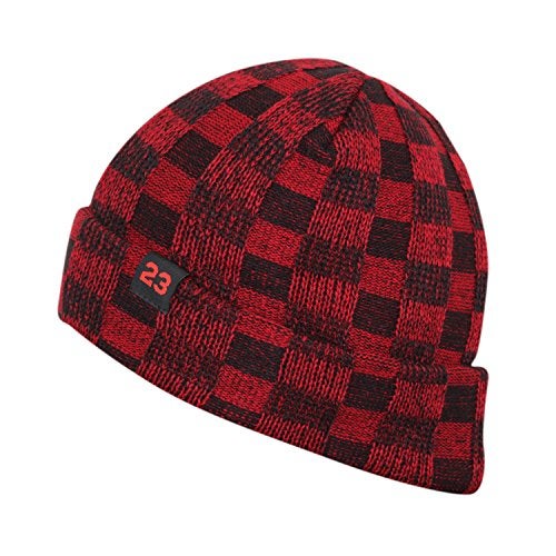 FabSeasons Acrylic Woolen Winter Skull Cap Red - Image 3
