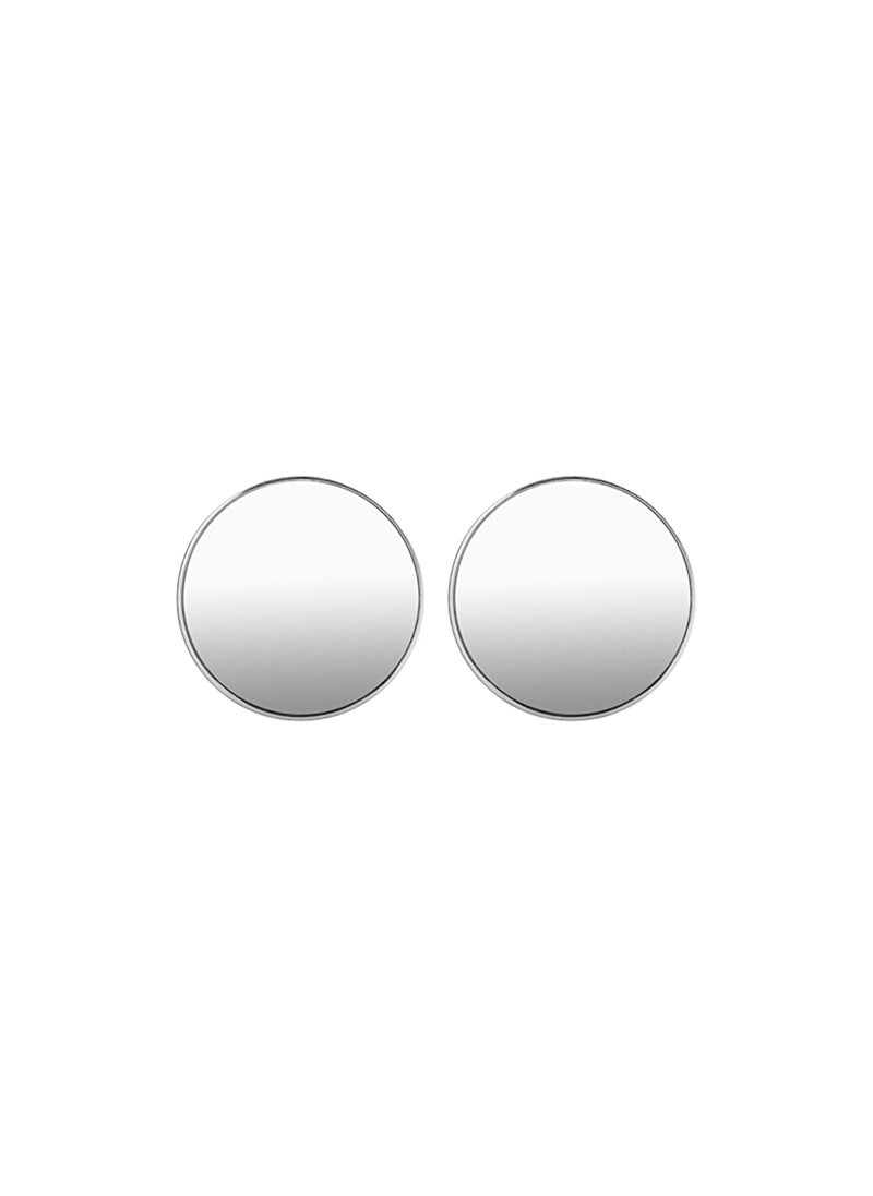 MIRFA Automotive MI-439 2 Inch Stick on Blind Spot Aluminum Border Style Mirror  - Image 1