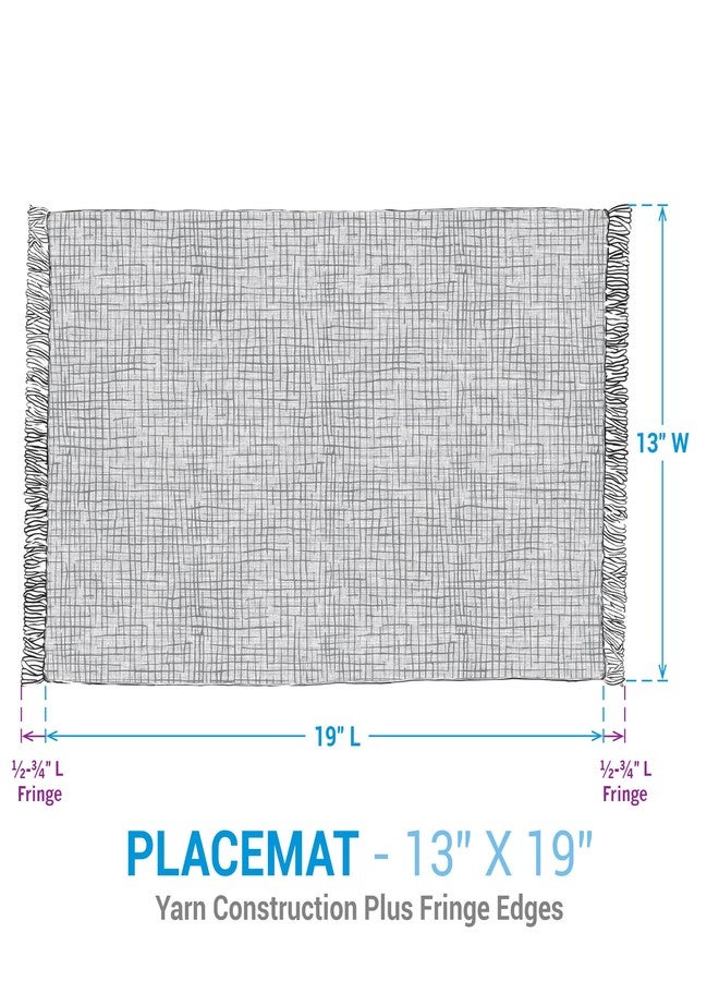Park Designs Yellow Casual Classics Placemat Set of 4 - Image 4