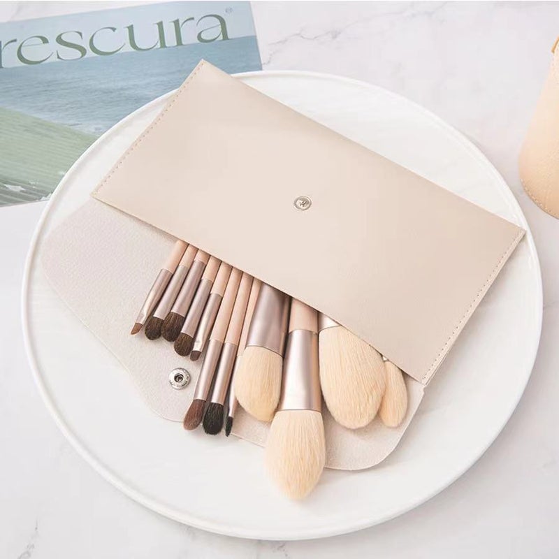 Beginner Student Affordable Super Soft Suit Makeup Brush Morandi 12 Blush Loose Powder Eye Shadow Beauty Makeup Appliance - Image 3
