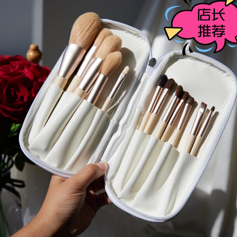 Beginner Student Affordable Super Soft Suit Makeup Brush Morandi 12 Blush Loose Powder Eye Shadow Beauty Makeup Appliance - Image 1