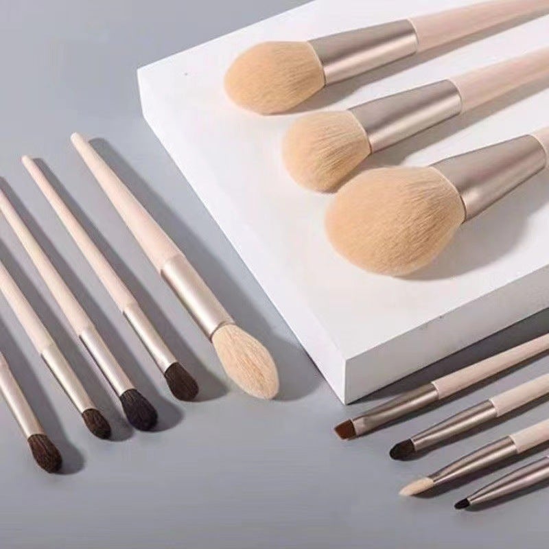 Beginner Student Affordable Super Soft Suit Makeup Brush Morandi 12 Blush Loose Powder Eye Shadow Beauty Makeup Appliance - Image 2