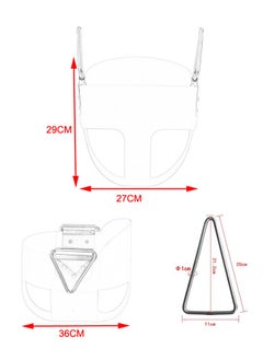 Funz Iron wall swing with Full Bucket seat and chains for outdoor Green  - Image 4