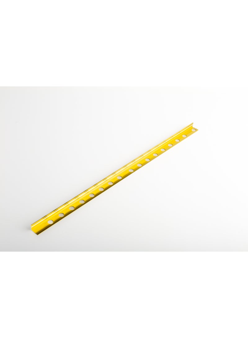 سي دي سي زوايا زينة المونيوم قائمة شكل L، الطول: 2.5 متر المقاس: 12 ملم - Image 2