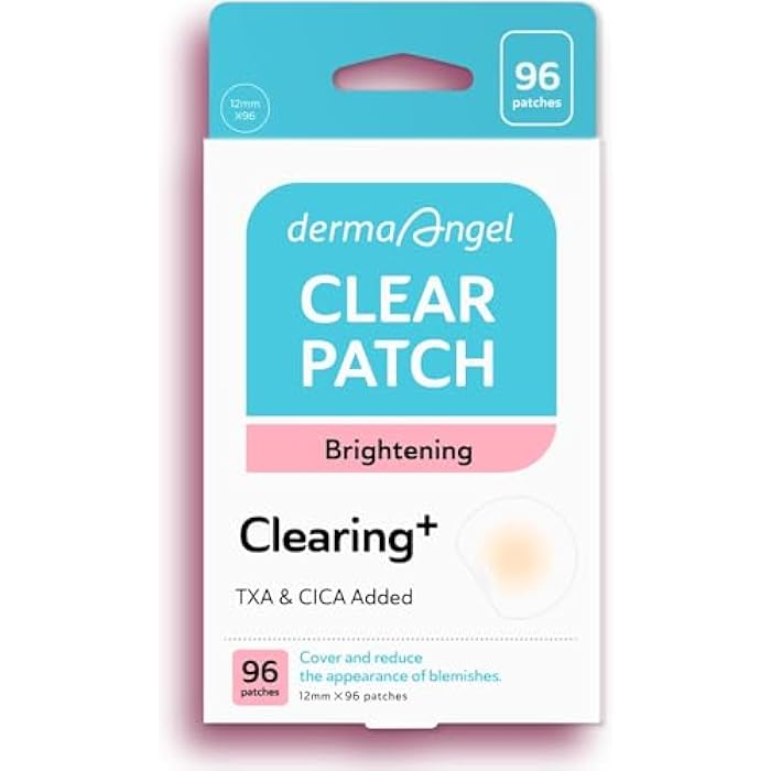 DERMA ANGEL Dark Spot Patches Blemish Patches with Hydrocolloid, TXA & CICA for Active Acne & Post-Inflammatory Dark Spots - Day and Night Use - UPGRADED (Post Acne - 96 Count - 1 Size) - Image 1