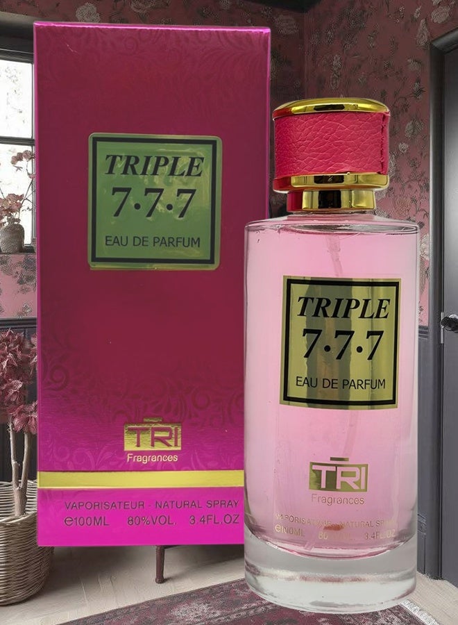 عطور TRI 11 قطع عطر تريبل 777 للنساء 100 مل - Image 2