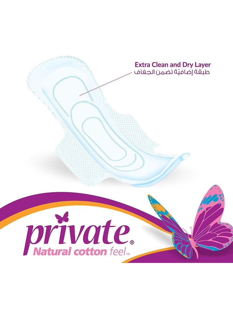 Private Maxi Pocket Feminine Night With Wings 24 Pads - Image 4