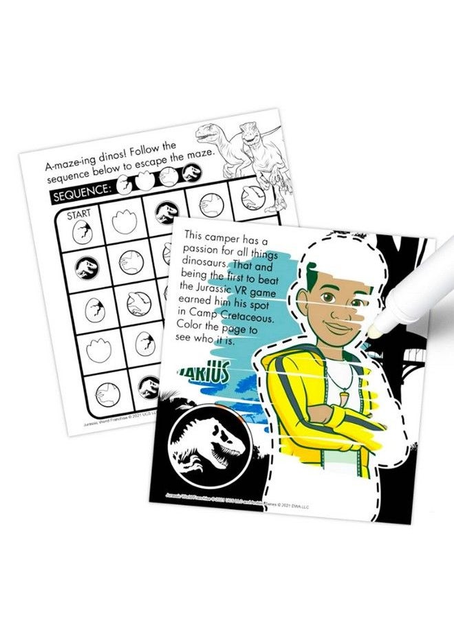 Bendon - Jurassic World Camp Cretaceous Coloring Book Set With Stickers ~ Bundle With Jurassic World Coloring And Activity Book Imagine Ink And More (Dino Coloring Pack) - Image 1