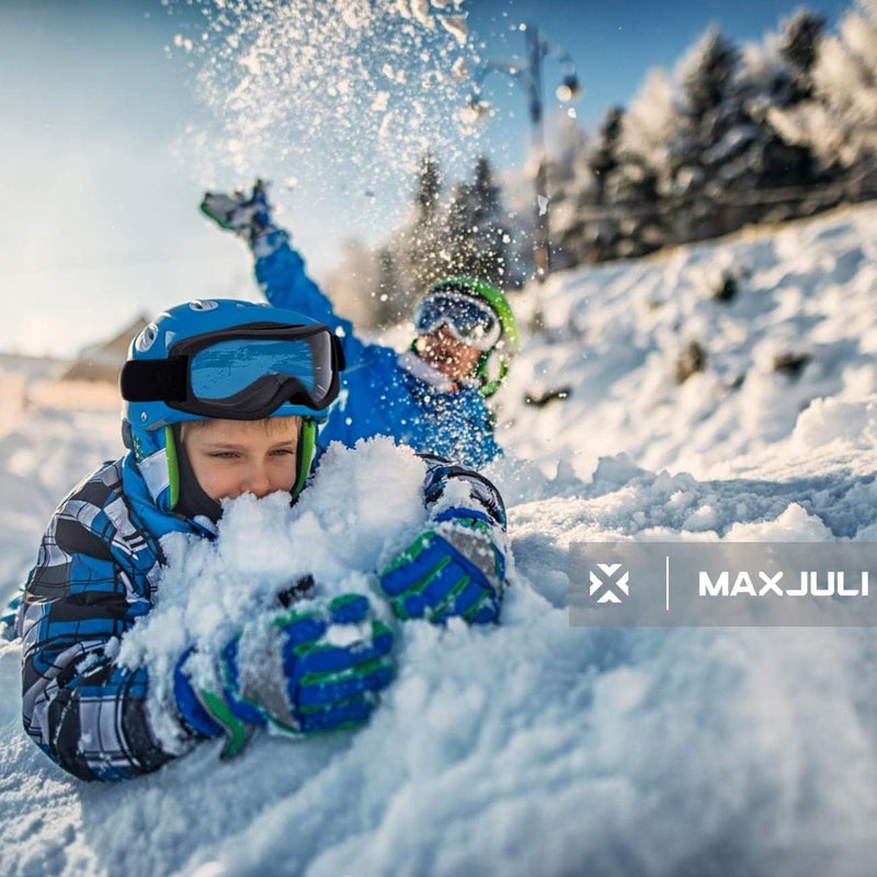 MAXJULI Kids Ski Goggles - Helmet Compatible Snow Goggles for Baby &Toddler with 100% UV Protection Age 0-4 4301 - Image 2