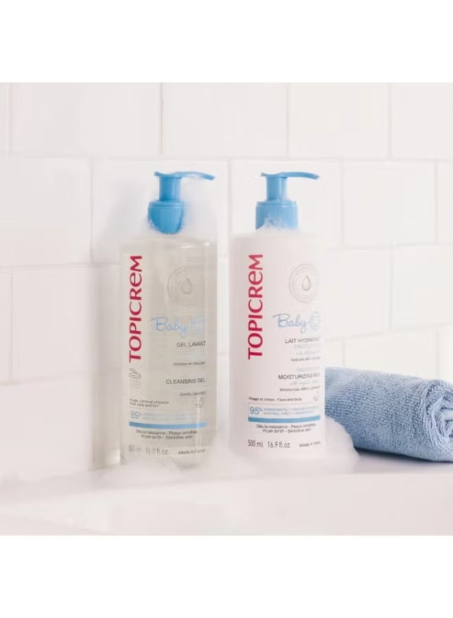توبي كريم حليب توبيكريم مون الأول المرطب للغاية ٥٠٠ مل + كريم توبي لتنظيف الجسم والشعر للعناية بالبشرة ٥٠٠ مل - Image 2