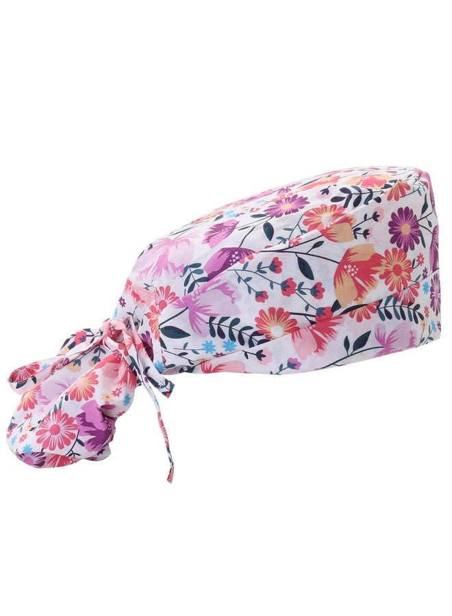 GUOER Long Hair Working Cap For Women Scrub Caps Can Store Long Hair Caps One Size (Lh03C)  - Image 2