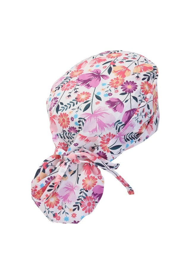 GUOER Long Hair Working Cap For Women Scrub Caps Can Store Long Hair Caps One Size (Lh03C)  - Image 3