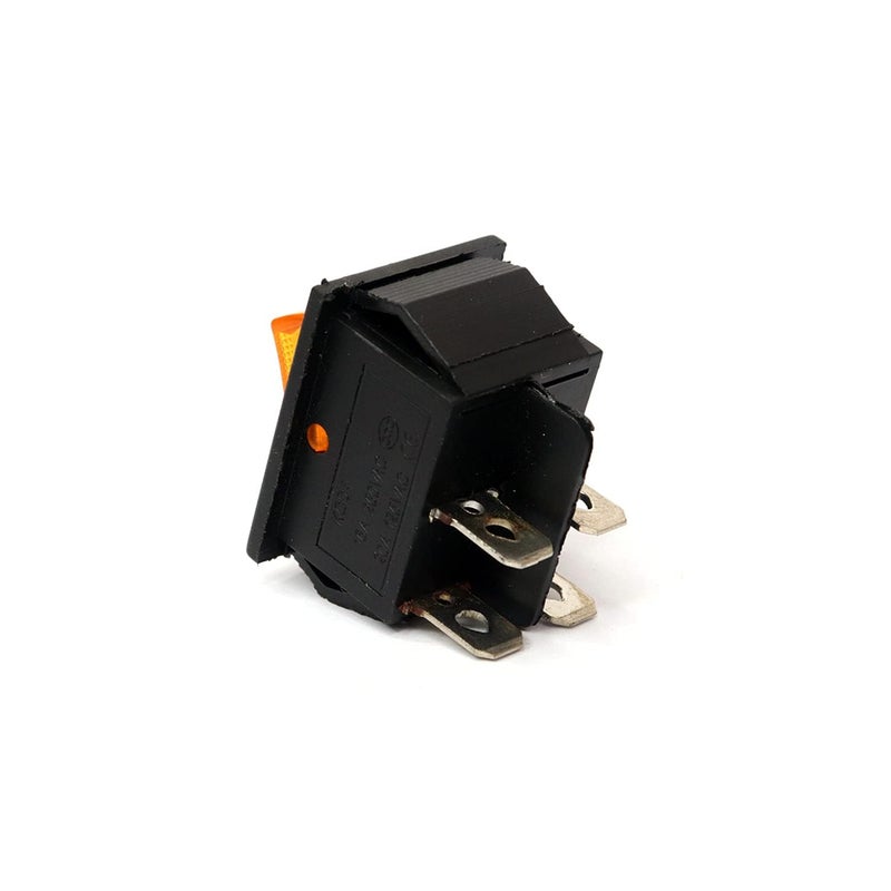 CentIoT - SQUARE Illuminated Button - KCD4 DPST ON-OFF 16A 250VAC 20A 125V AC - Light Rocker Power Switch - for Car Auto Boat Truck (4Pin YELLOW) - Image 3