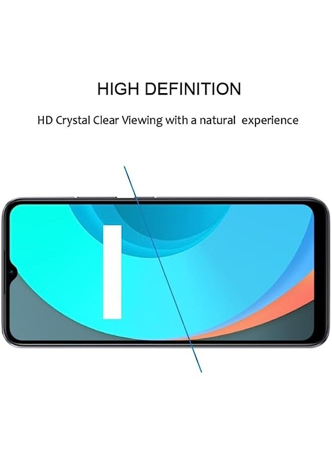HuHa - HuHa Tempered Glass Screen Protector Compatible For Realme C11 / vivo Y56 Full Glue Full Screen Tempered Glass Film - Image 1