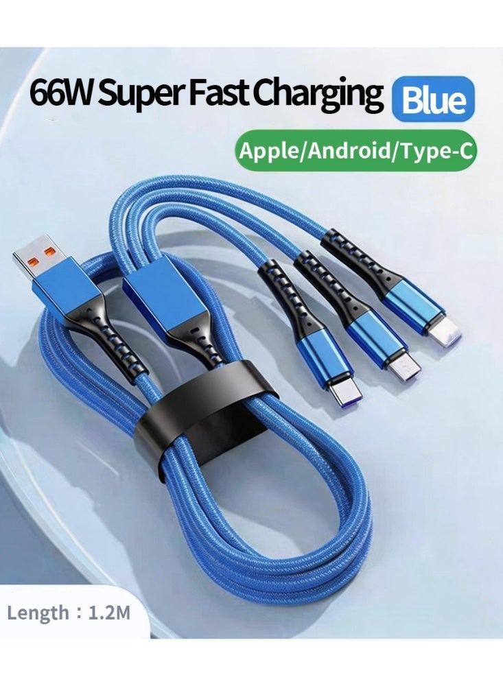 Nexlynx Nexlynx 3-in-1 Usb Cable 1.2 M 66W ZFF25F41A7C1A42068F0BZ