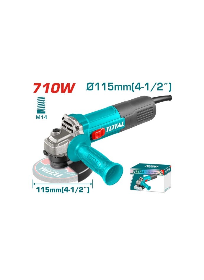 TOTAL 5.4-inch 710-watt angle grinder - TG10711576 - Total 