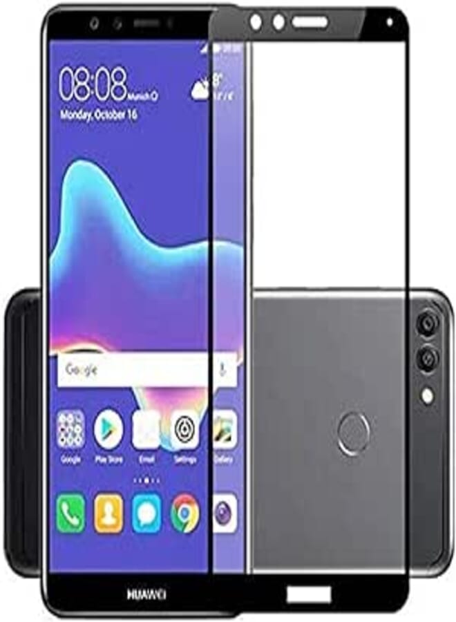 OR 5D Glass Screen Protector For Huawei Y9 (2018) -Black