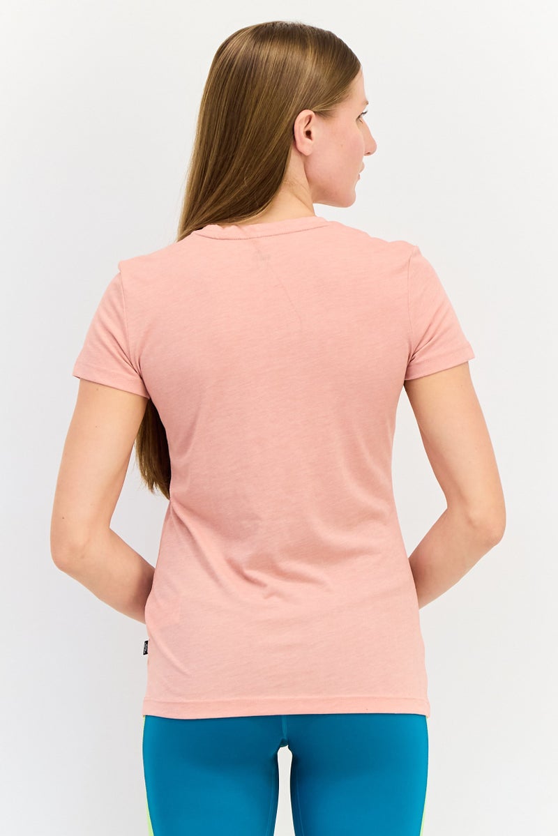 PUMA Women Regular Fit Short Sleeve Training T-shirt, Rosette Heather - Image 2