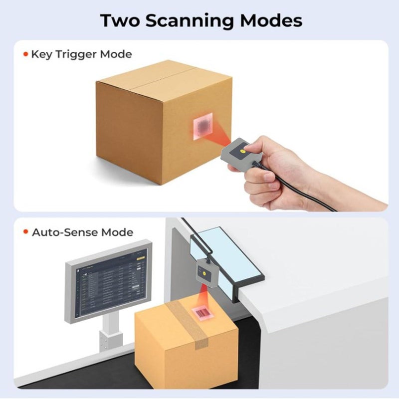 EP2300 USB Fixed Mount Barcode Scan Engine Automatic 1D 2D QR Code Reader Aluminum Alloy - Image 5