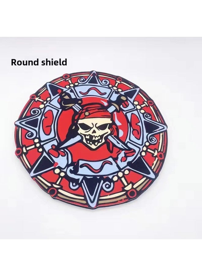 Spot Eva Toy Sword Children Foam Sword Safety Sword Simulation Sponge Sword Shield Pirate Sword Shield Wholesale-Color:Dinosaur Axe  - Image 5