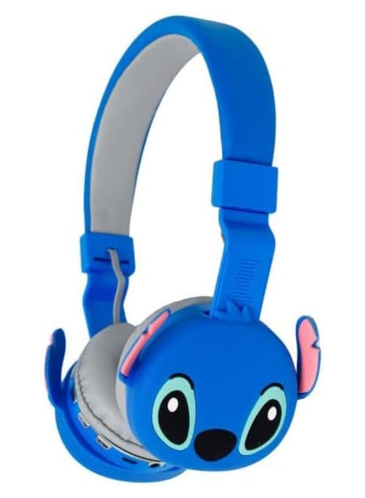 بيتشو سماعة رأس بلوتوث لاسلكية للأطفال باللون الأزرق - Image 3