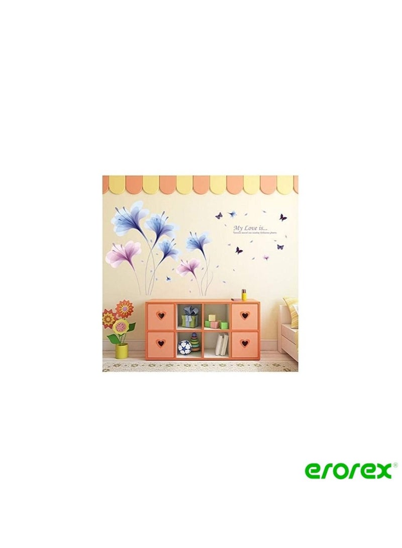 إيروريكس ورق حائط ثلاثي الأبعاد لغرفة النوم وغرفة المعيشة والحمام والديكور رسم ملصق PVC ذاتي اللصق ورق حائط متعدد الألوان - Image 1