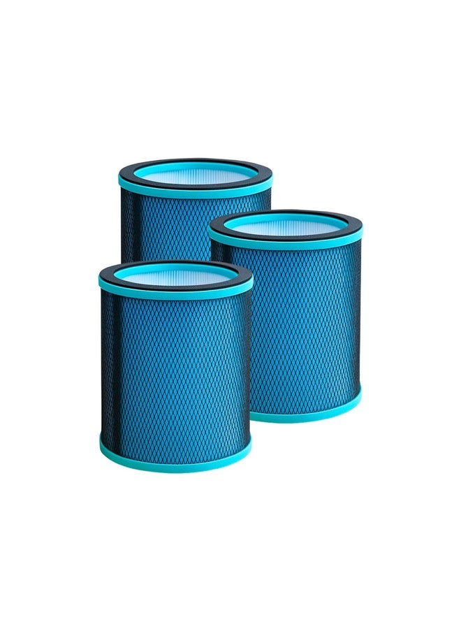 نيسبيرا فلتر نيسبيرا R21/R020 ثنائي في واحد بتقنية HEPA الحقيقية، بديل لفلتر مروحة تنقية الهواء البرجية بدون شفرات، UTY R021 R21 R020 R20 SKJ-CR021 SKJ-CR020، متوسط الحجم، عبوة من 3 قطع - Image 1